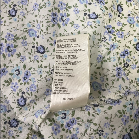 SOLD - Free People Petunia Smocked Floral Mini Dress - Picture 9 of 9